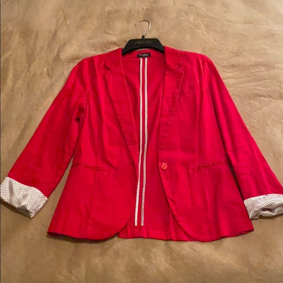 Red blazer jacket - Picture 1 of 1
